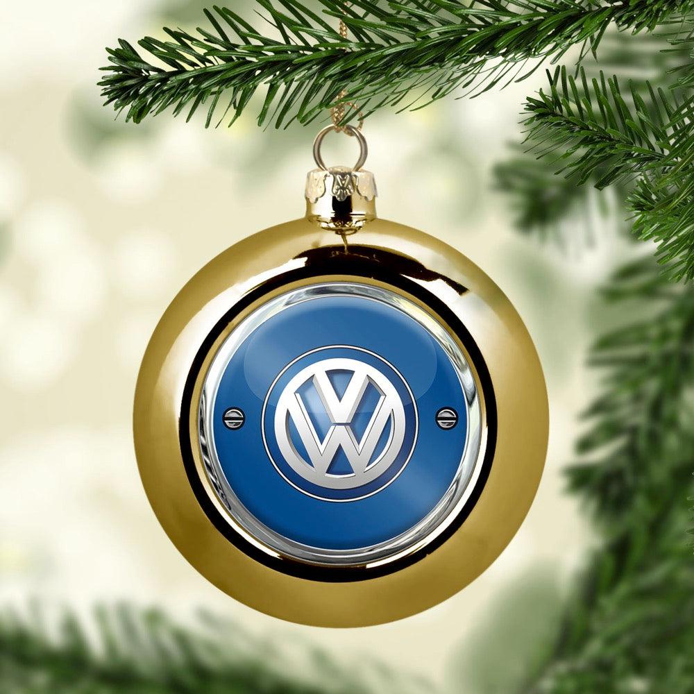 VW Julekugle-Julekugle-VW-Guld-Garage Culture Shop- garage - man cave - merchandise