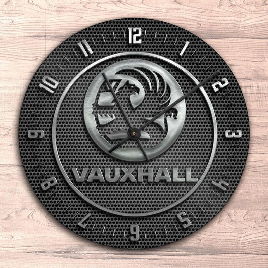 Vauxhall Vægur Rundt-Clock-Vauxhall-Garage Culture Shop- garage - man cave - merchandise